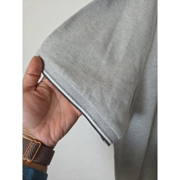 Polo Ralph Lauren Polo Shirt Mens 2XL Gray Stretch Mesh Big Pony Classic Fit - Picture 4 of 7